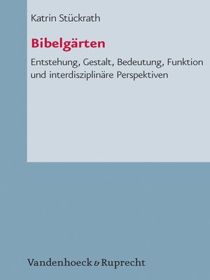 cover image of Bibelgärten